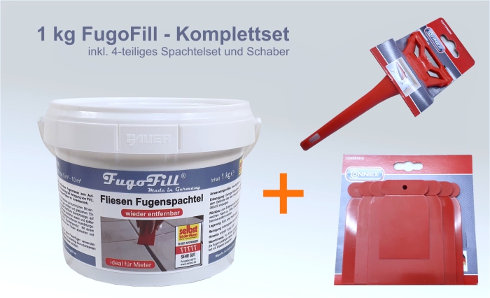 FugoFill 1 kg - entfernbarer  Fugenspachtel
